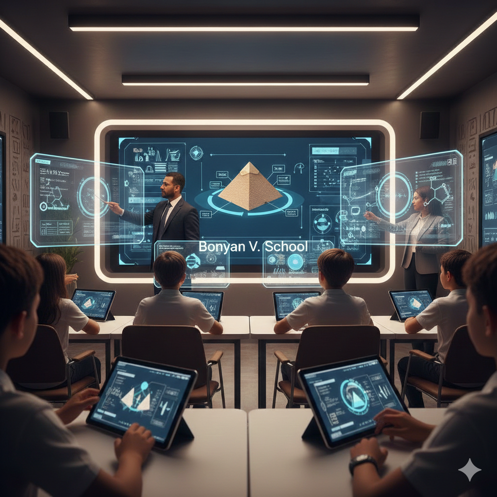 مع مدرسة بنيان الافتراضية، ولادك بيتعلّموا بمنهج منظم، شرح واضح، ومتابعة حقيقية خطوة بخطوة.